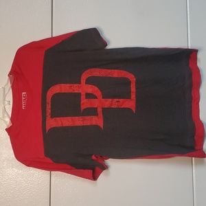 Marvel Dare Devil Tee Gray and Red with Interlocking Double D Super Hero